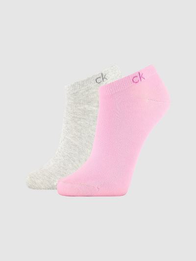 Calvin Klein Táskák & Kiegészítők HU742041 | Calvin Klein Trainer Női Zokni Szürke / Rózsaszín